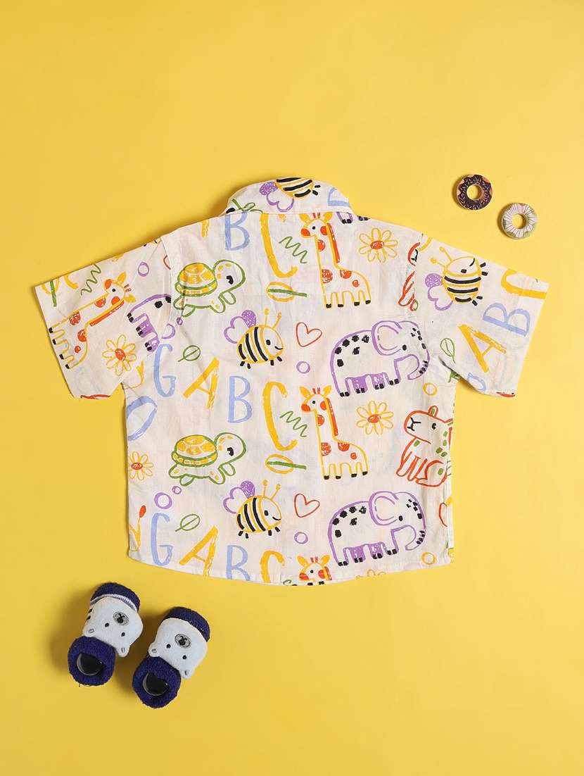 off white cotton shirt - 22317121 -  Standard Image - 2