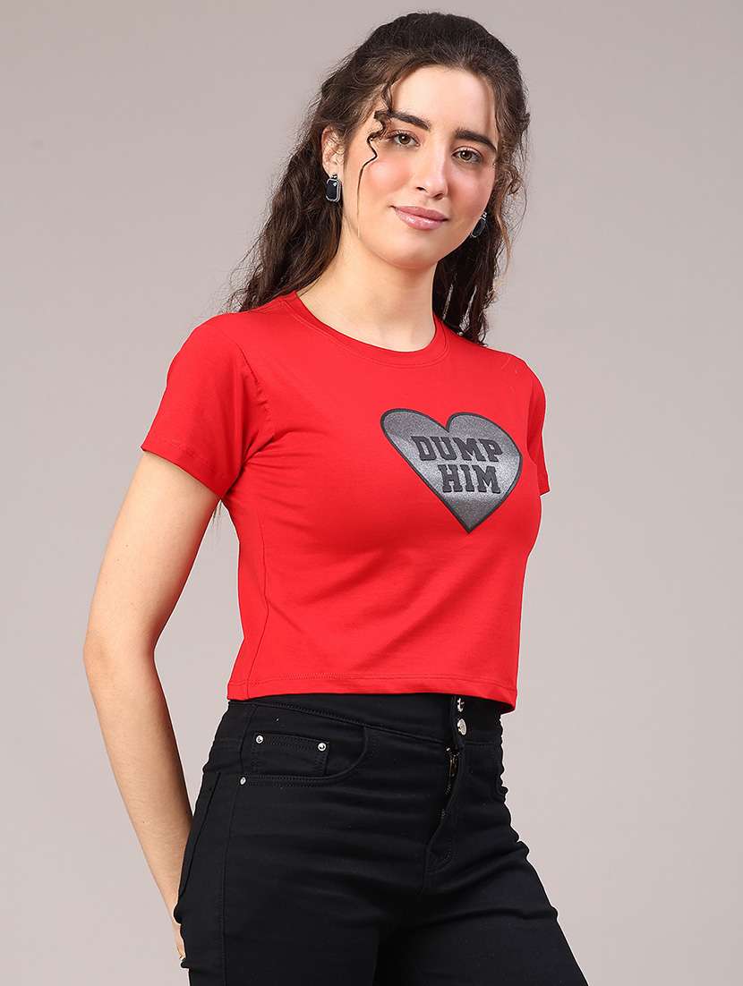 women printed short sleeve t-shirt - 22317328 -  Standard Image - 2