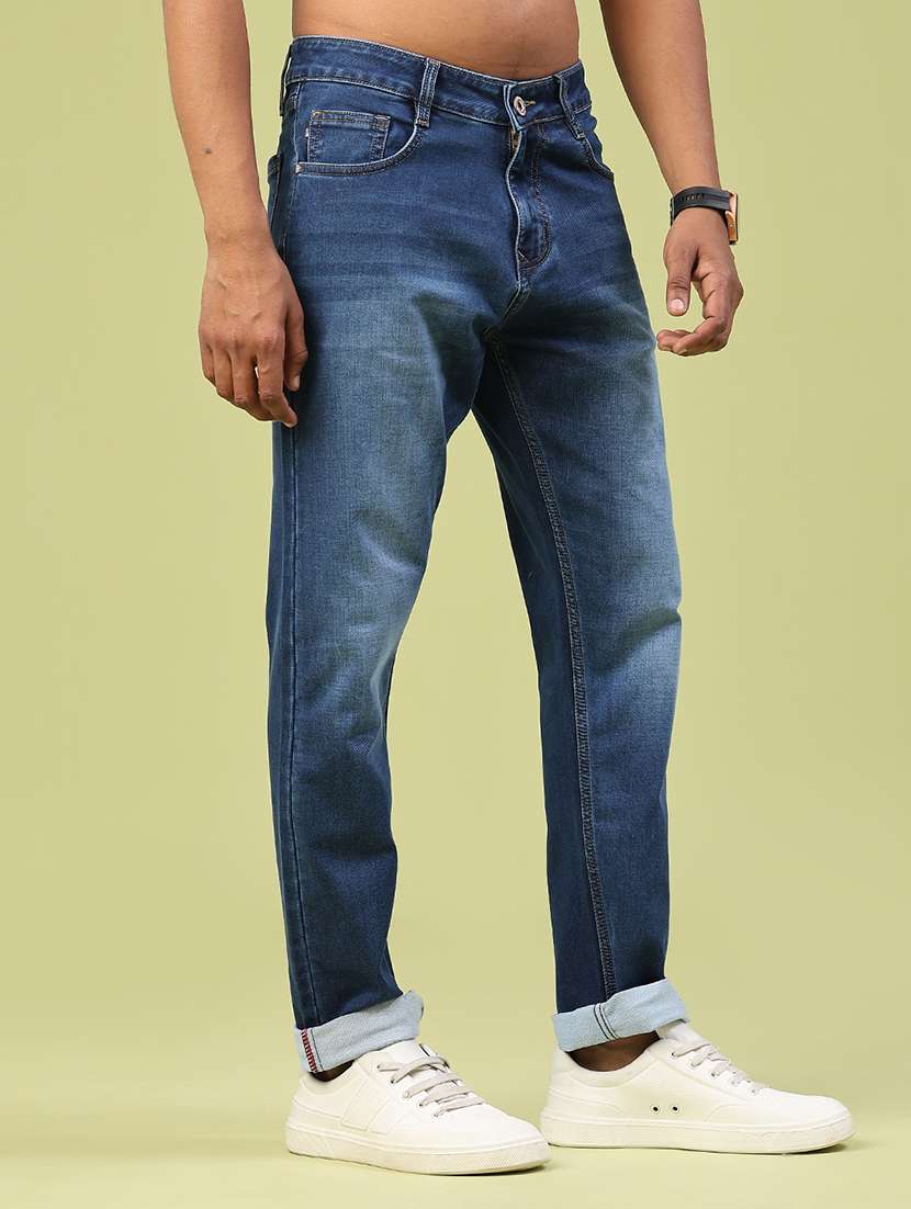 men washed mid rise full length jeans - 22317474 -  Standard Image - 2