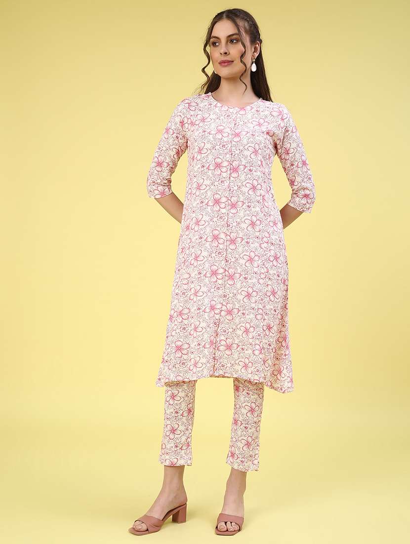 pink rayon coord set - 22317484 -  Standard Image - 2