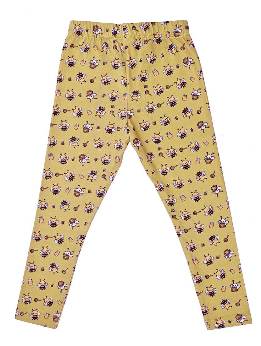 girls pack of 3 printed mid rise legging - 22317691 -  Standard Image - 2