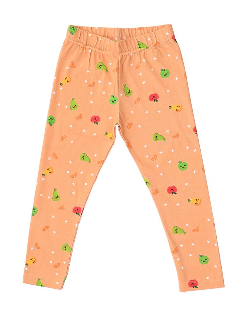 girls pack of 3 printed mid rise legging - 22317694 -  Standard Image - 2