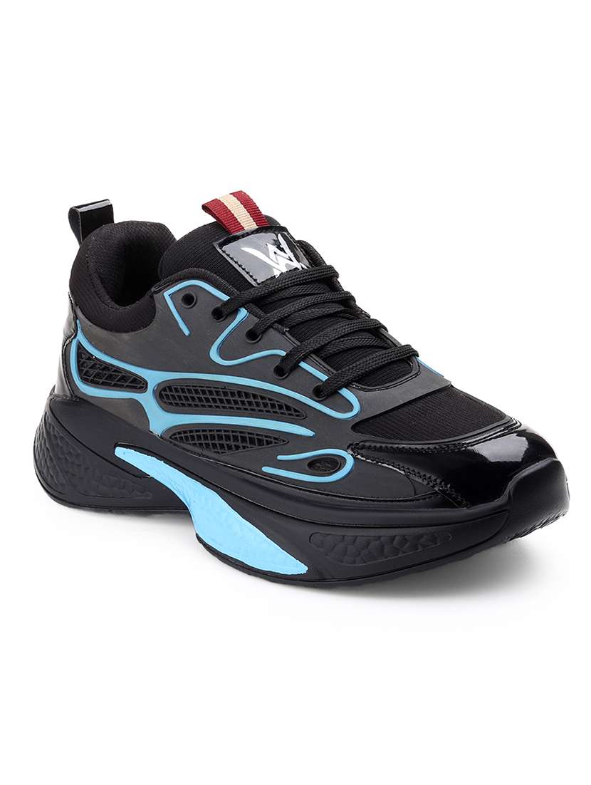 men black lace up sport shoe - 22318553 -  Standard Image - 2