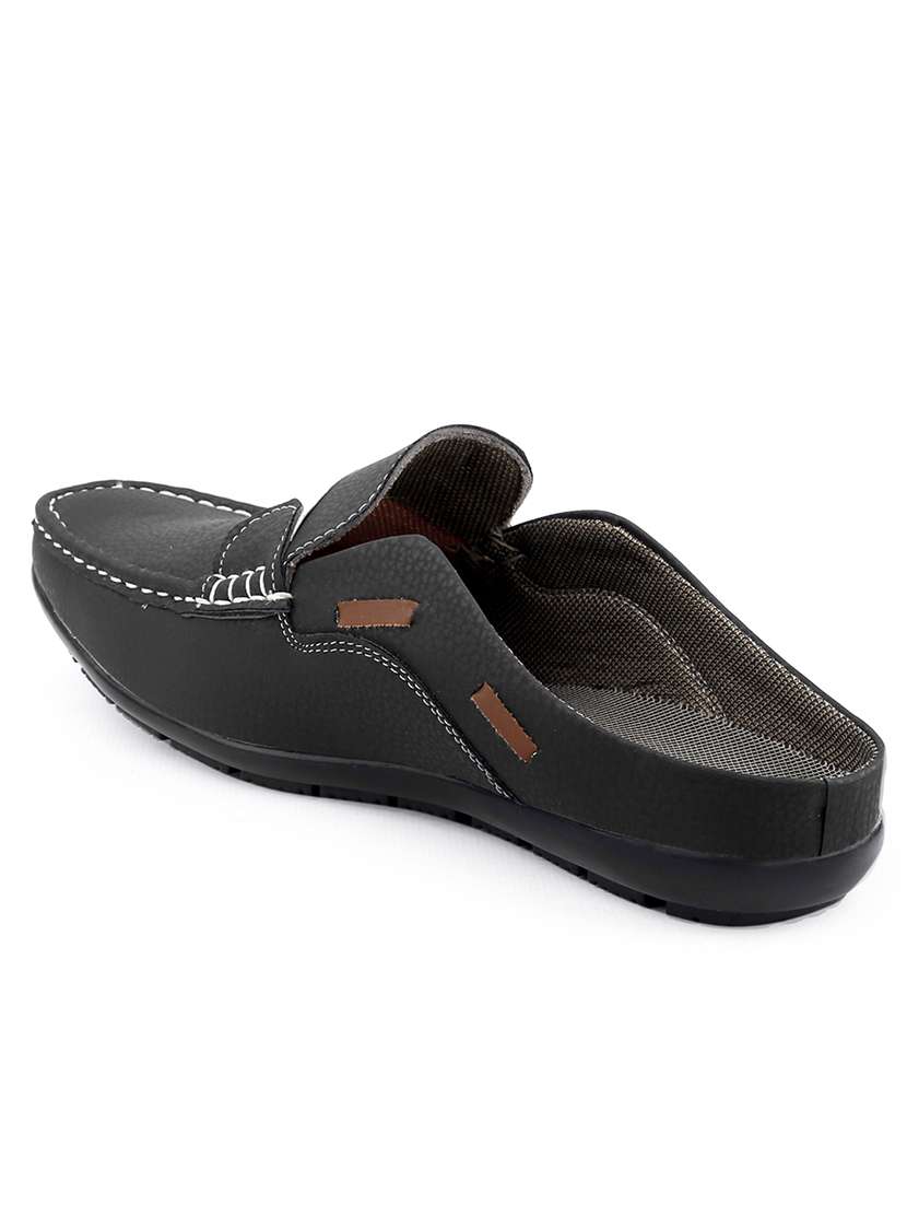 men black slip on loafer - 22318563 -  Standard Image - 2