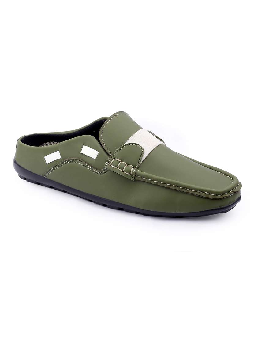 men green slip on loafer - 22318565 -  Standard Image - 2
