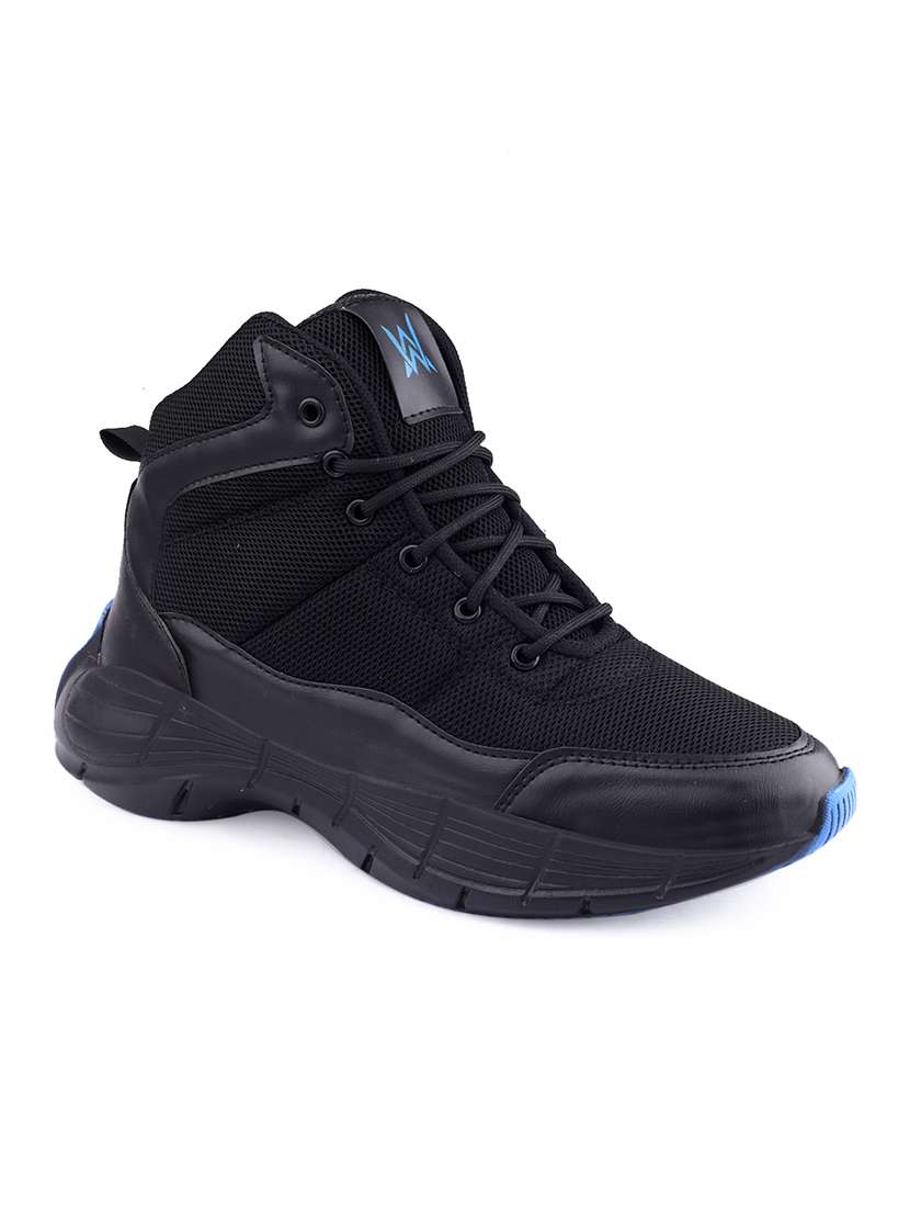 men black lace up sport shoe - 22318571 -  Standard Image - 2