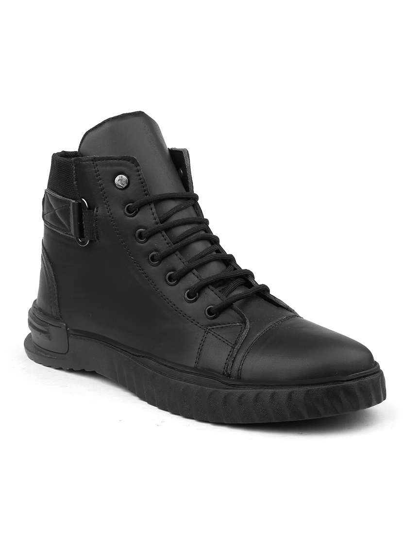 men black lace up boot - 22318574 -  Standard Image - 2