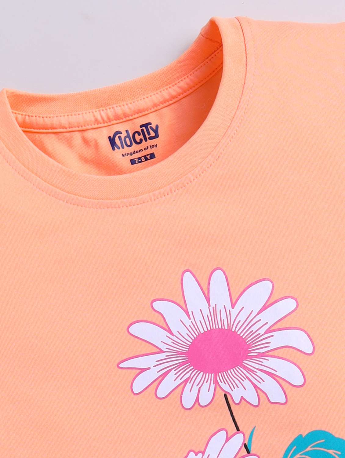 girls printed short sleeve top - 22318605 -  Standard Image - 2