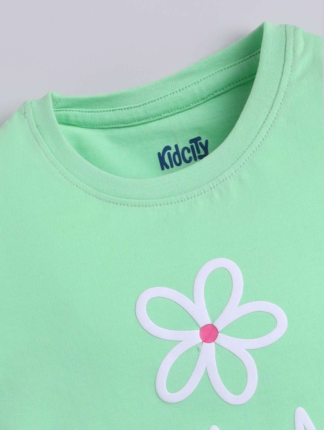 girls printed short sleeve top - 22318609 -  Standard Image - 2