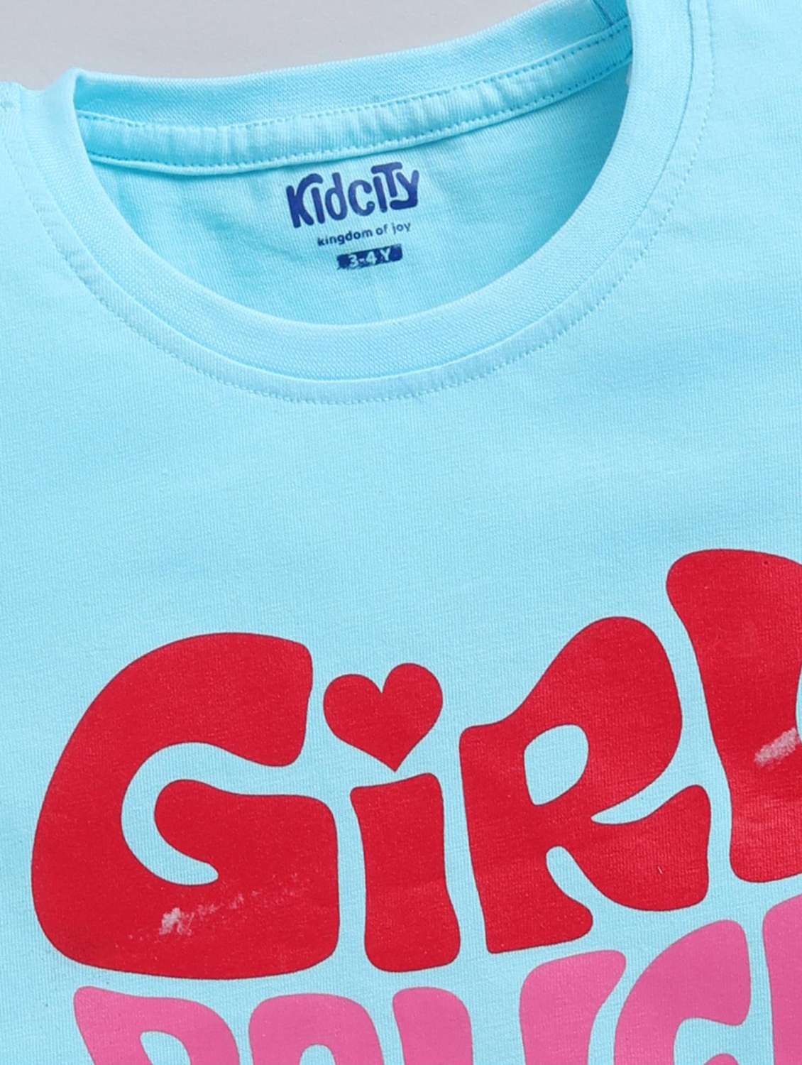 Girls Printed Short Sleeve Top - 22318615 -  Standard Image - 2