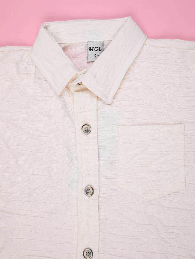 boys collared short sleeve shirt - 22318798 -  Standard Image - 2