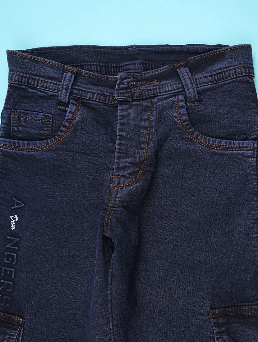 blue poly cotton plain jean - 22318883 -  Standard Image - 2