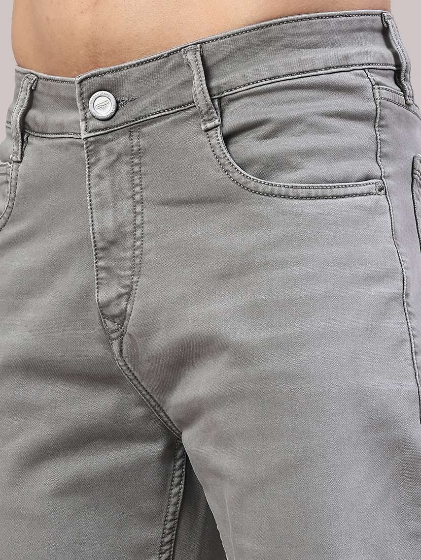 men plain mid rise full length jeans - 22319185 -  Standard Image - 2