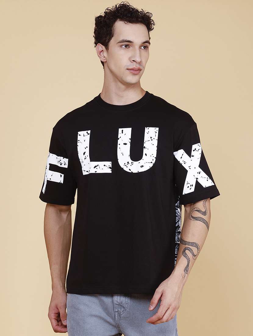 men printed round neck oversized t-shirt - 22319198 -  Standard Image - 2