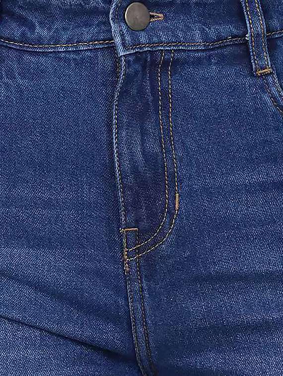 women plain high rise wide leg jeans - 22319243 -  Standard Image - 2