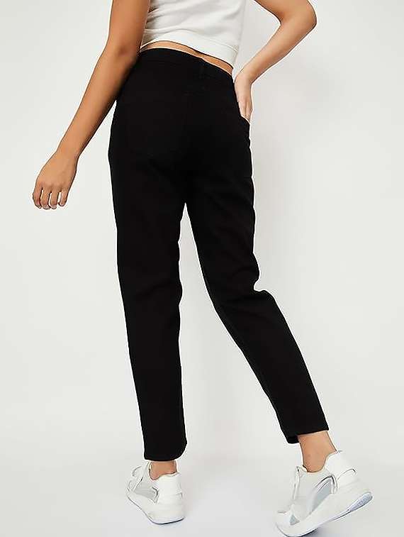 women solid high rise slim fit jeans - 22319279 -  Standard Image - 2