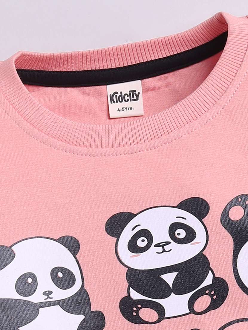 girls printed long sleeve sweatshirt - 22319734 -  Standard Image - 2