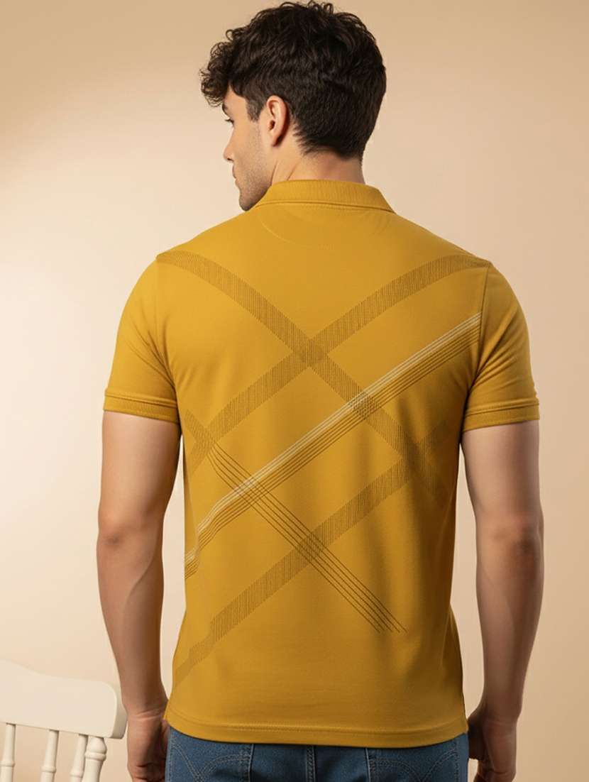 men printed short sleeve regular fit polo t-shirt - 22319850 -  Standard Image - 2