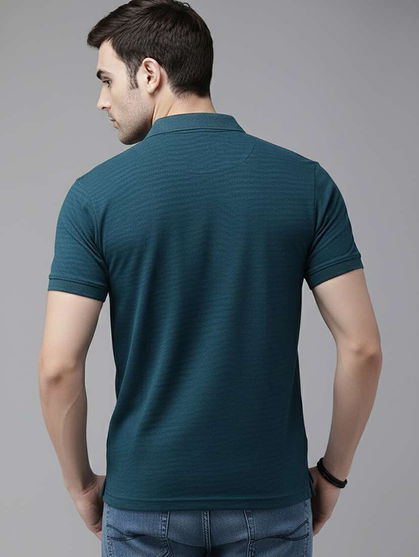 men solid short sleeve regular fit polo t-shirt - 22319912 -  Standard Image - 2