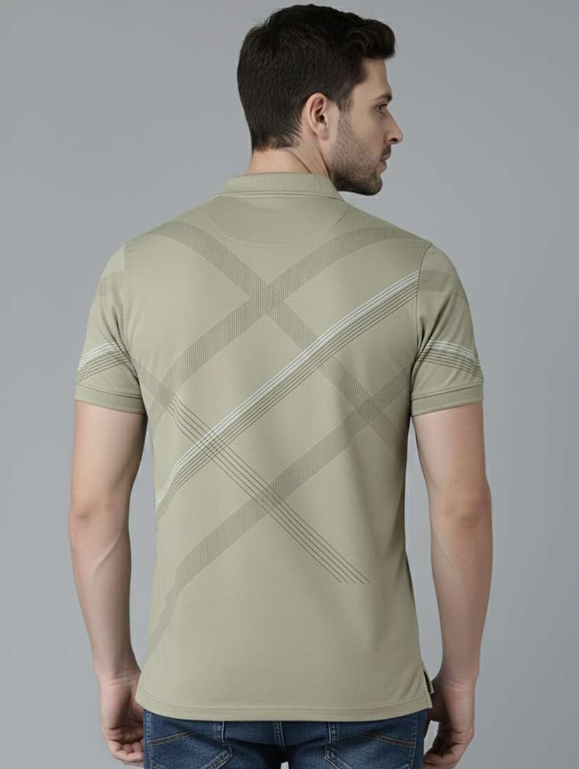 men printed short sleeve regular fit polo t-shirt - 22320147 -  Standard Image - 2