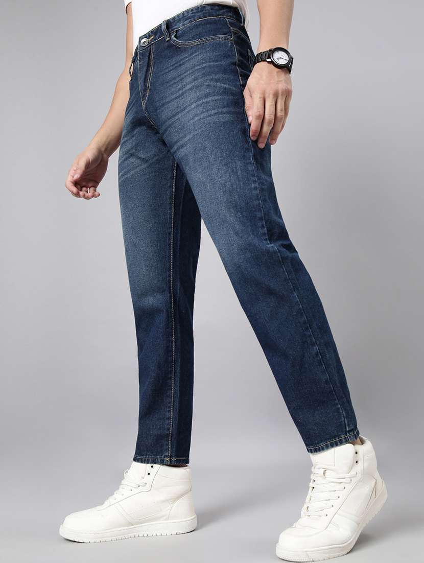 men washed mid rise full length jeans - 22320222 -  Standard Image - 2