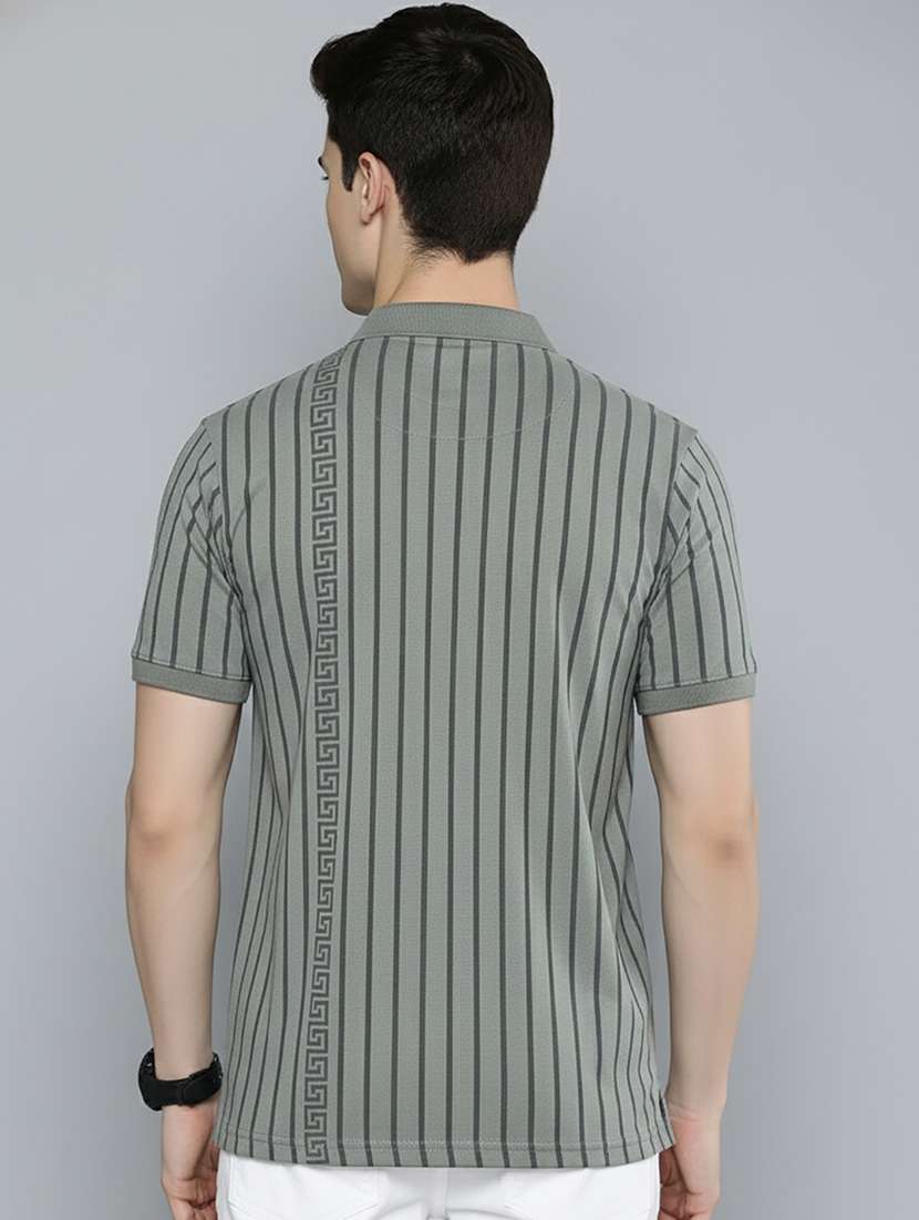 grey cotton blend all over print tshirt - 22320392 -  Standard Image - 2