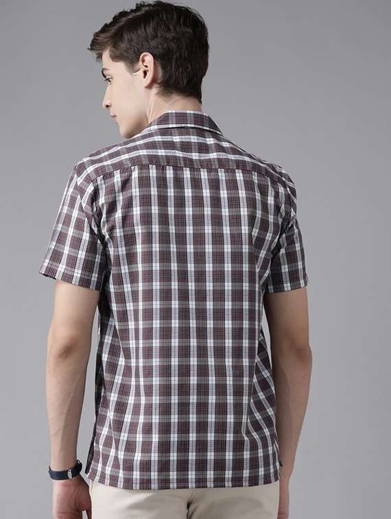 men collared short sleeve regular fit shirt - 22320483 -  Standard Image - 2