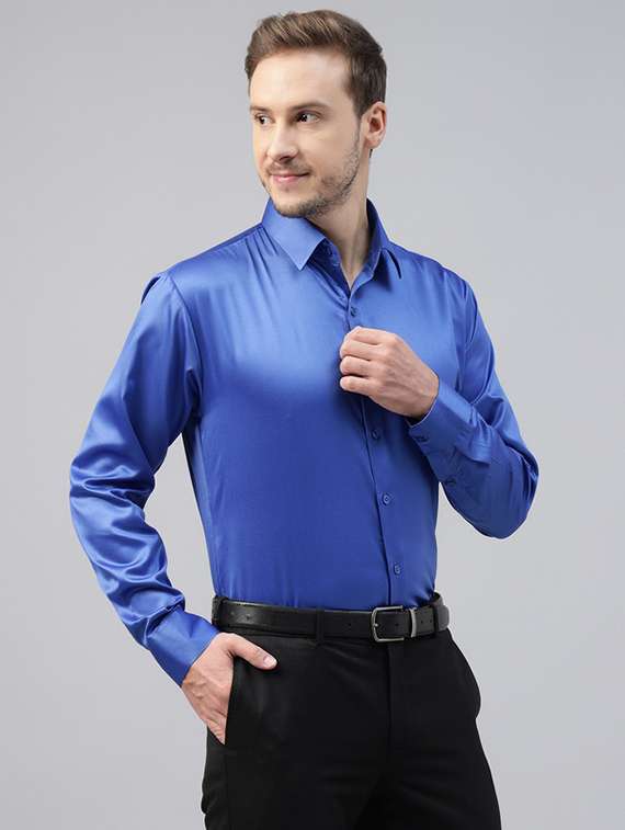 men collared long sleeve formal shirt - 22320555 -  Standard Image - 2