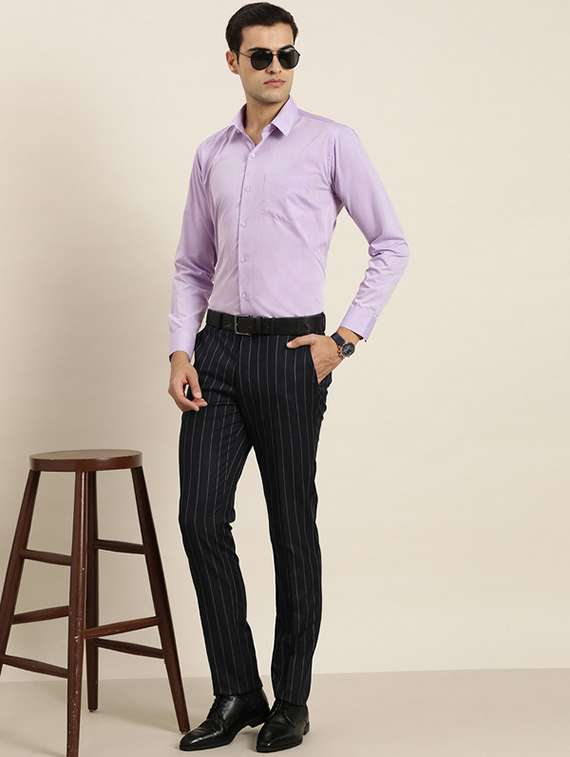 men collared long sleeve formal shirt - 22320556 -  Standard Image - 2