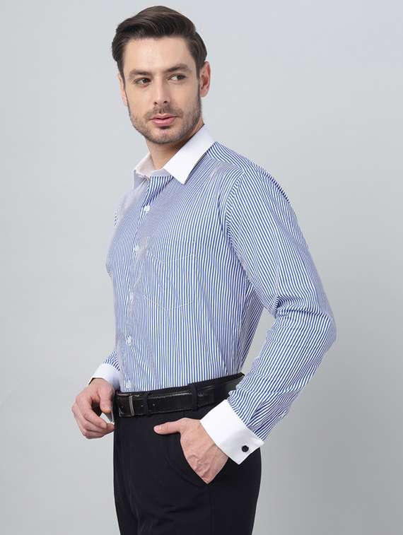 men collared long sleeve formal shirt - 22320579 -  Standard Image - 2