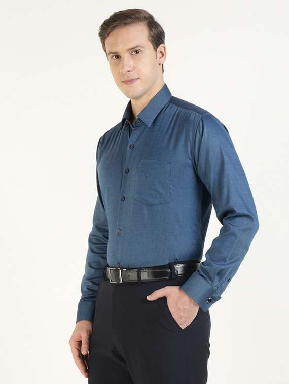men collared long sleeve formal shirt - 22320592 -  Standard Image - 2