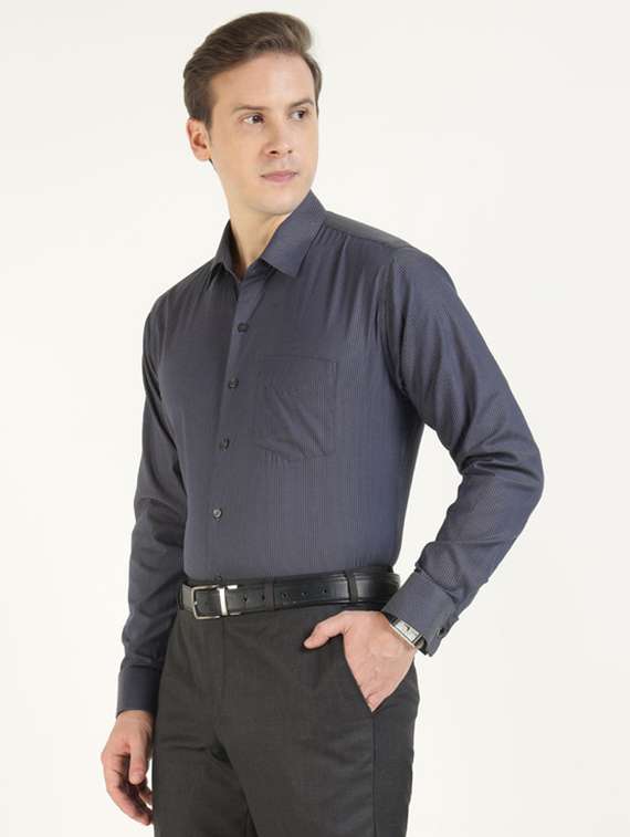 men collared long sleeve formal shirt - 22320595 -  Standard Image - 2