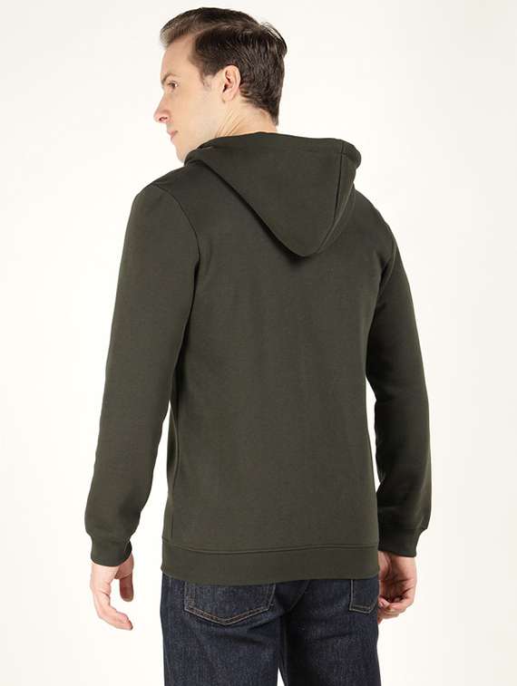 men solid long sleeve collared sweatshirt - 22320621 -  Standard Image - 2