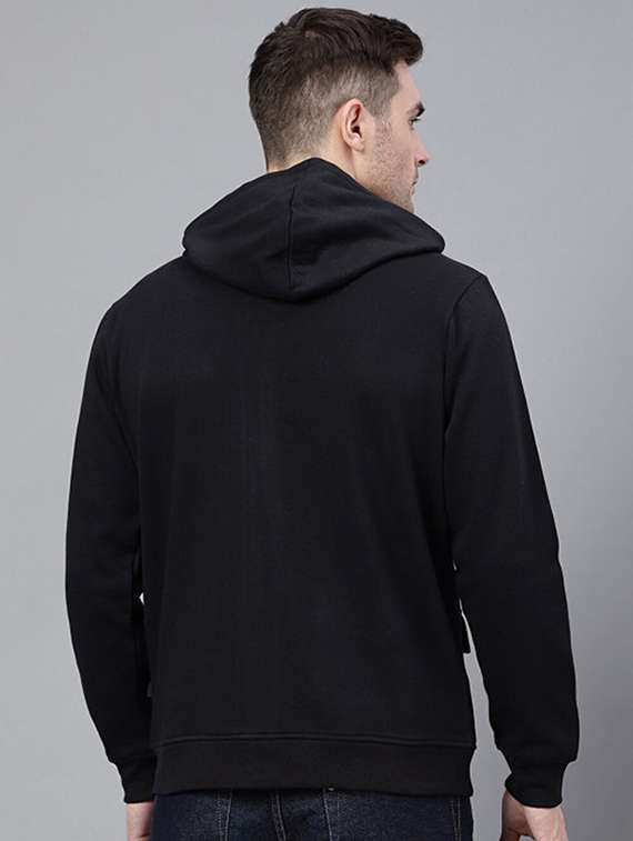 men solid long sleeve hooded sweatshirt - 22320631 -  Standard Image - 2