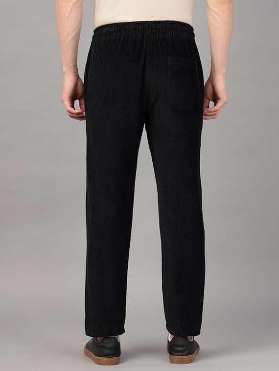 men solid mid rise corduroy straight trouser - 22320632 -  Standard Image - 2