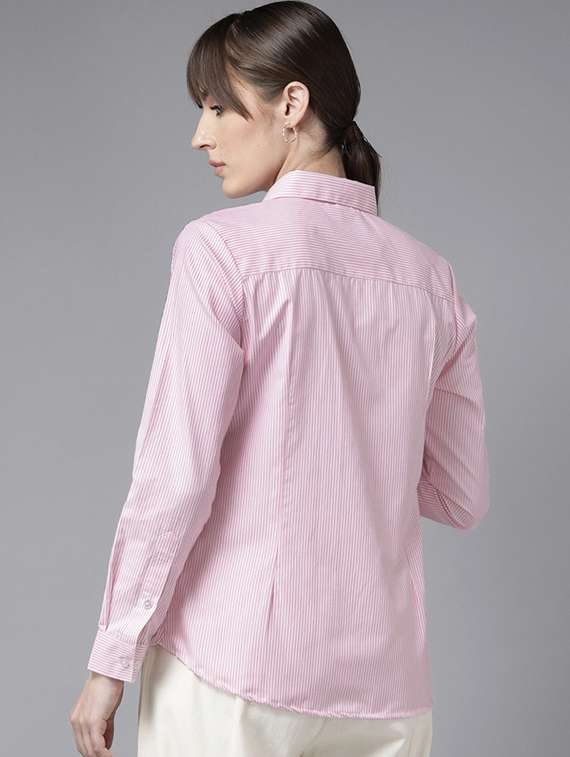 women collared long sleeve regular fit shirt - 22320745 -  Standard Image - 2