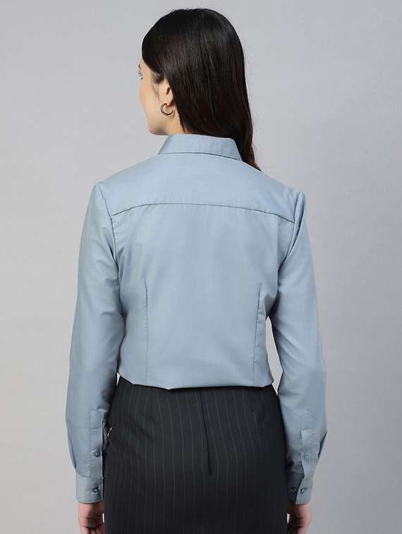 Women Collared Long Sleeve Regular Fit Shirt - 22320754 -  Standard Image - 2