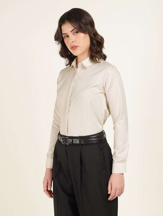 women collared long sleeve regular fit shirt - 22320779 -  Standard Image - 2