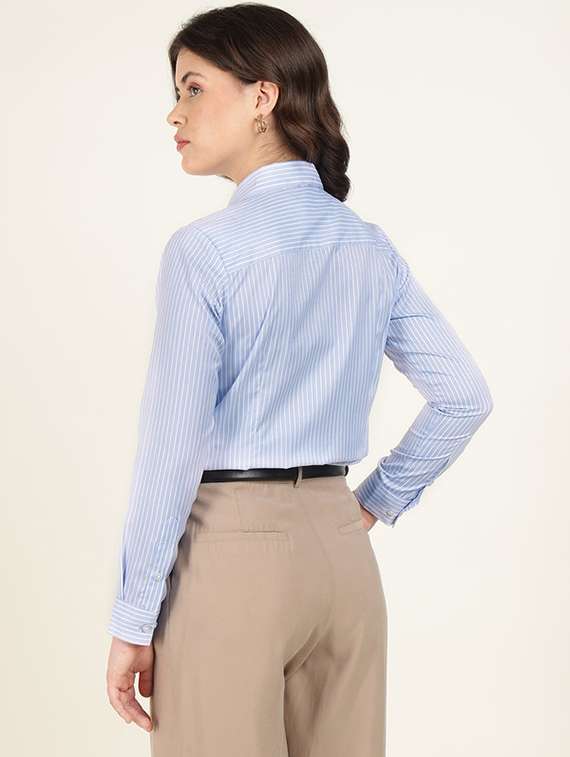 women collared long sleeve regular fit shirt - 22320780 -  Standard Image - 2