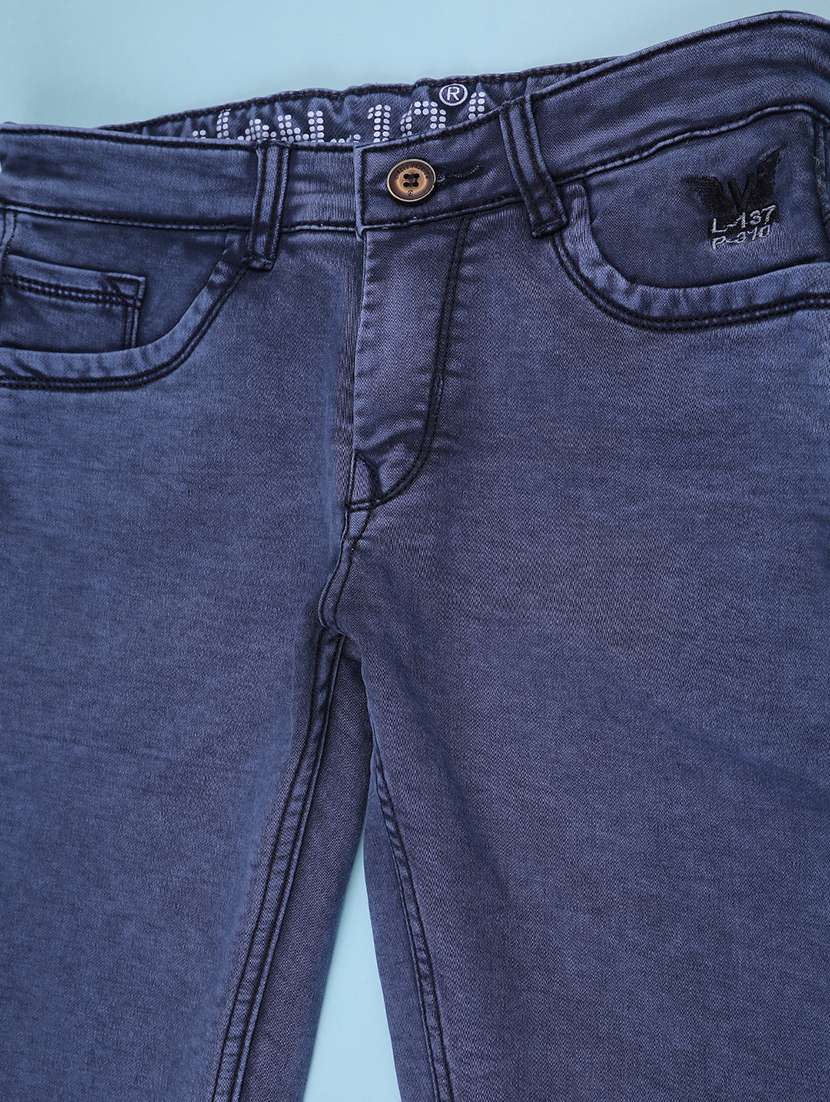 blue poly cotton plain jean - 22321030 -  Standard Image - 2