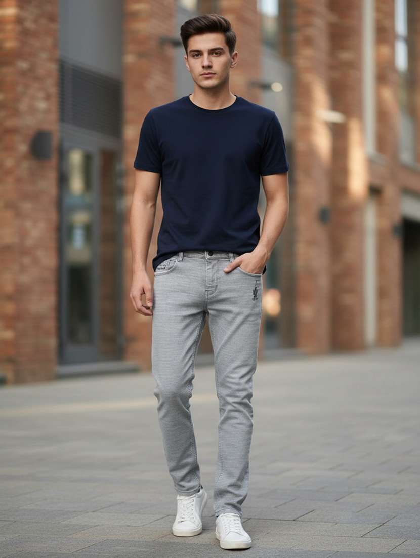 boys solid mid rise slim jeans - 22321050 -  Standard Image - 2