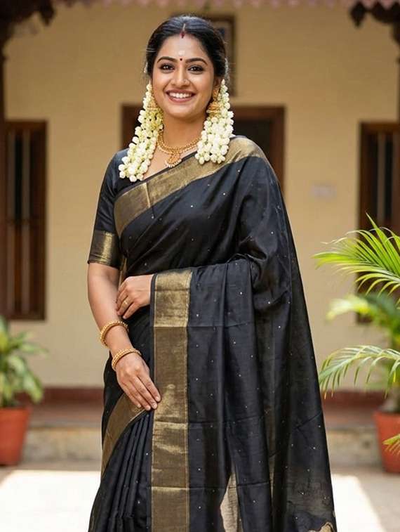 women self design bordered saree with blouse - 22322937 -  Standard Image - 2