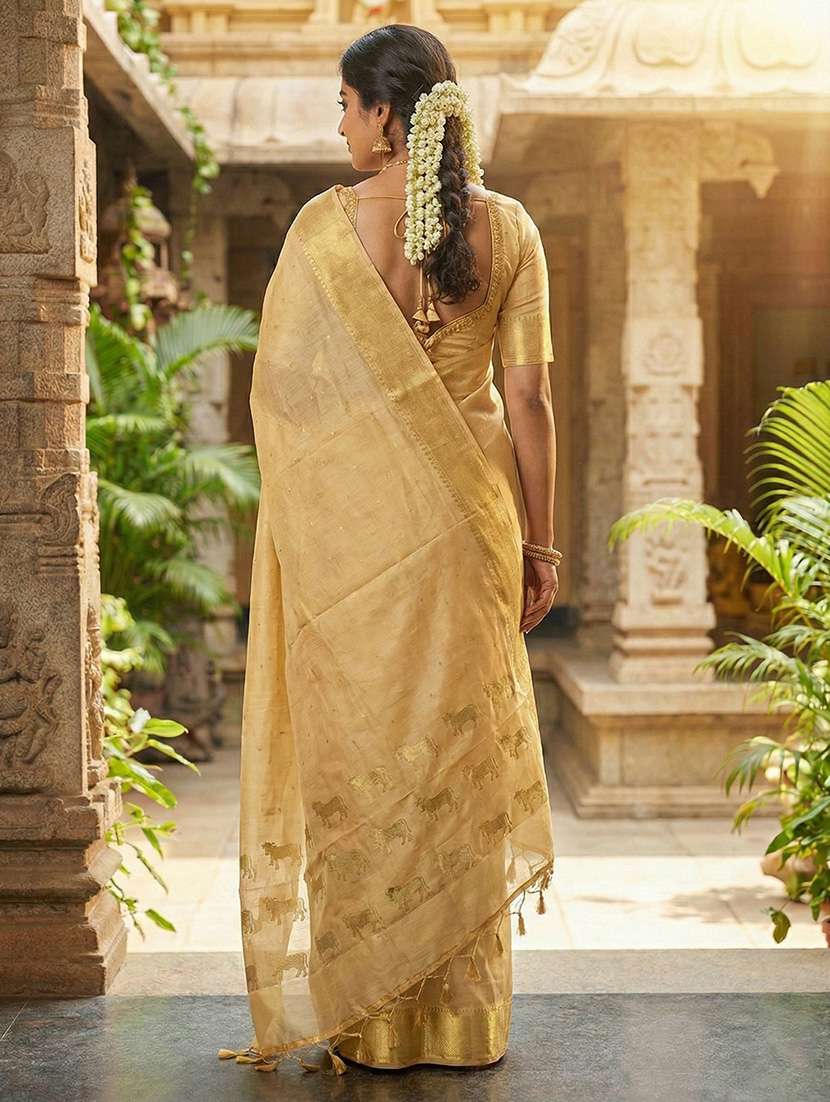 women self design bordered saree with blouse - 22322940 -  Standard Image - 2