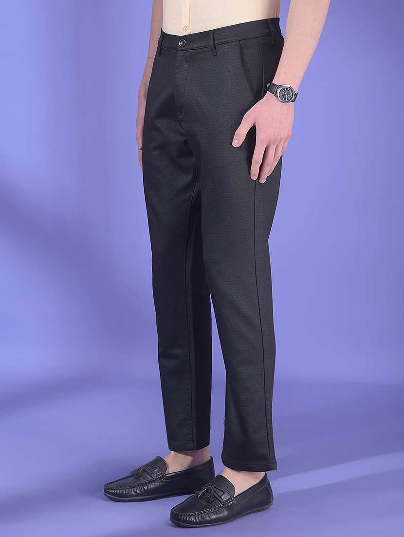 men solid mid rise chinos casual trouser - 22323084 -  Standard Image - 2
