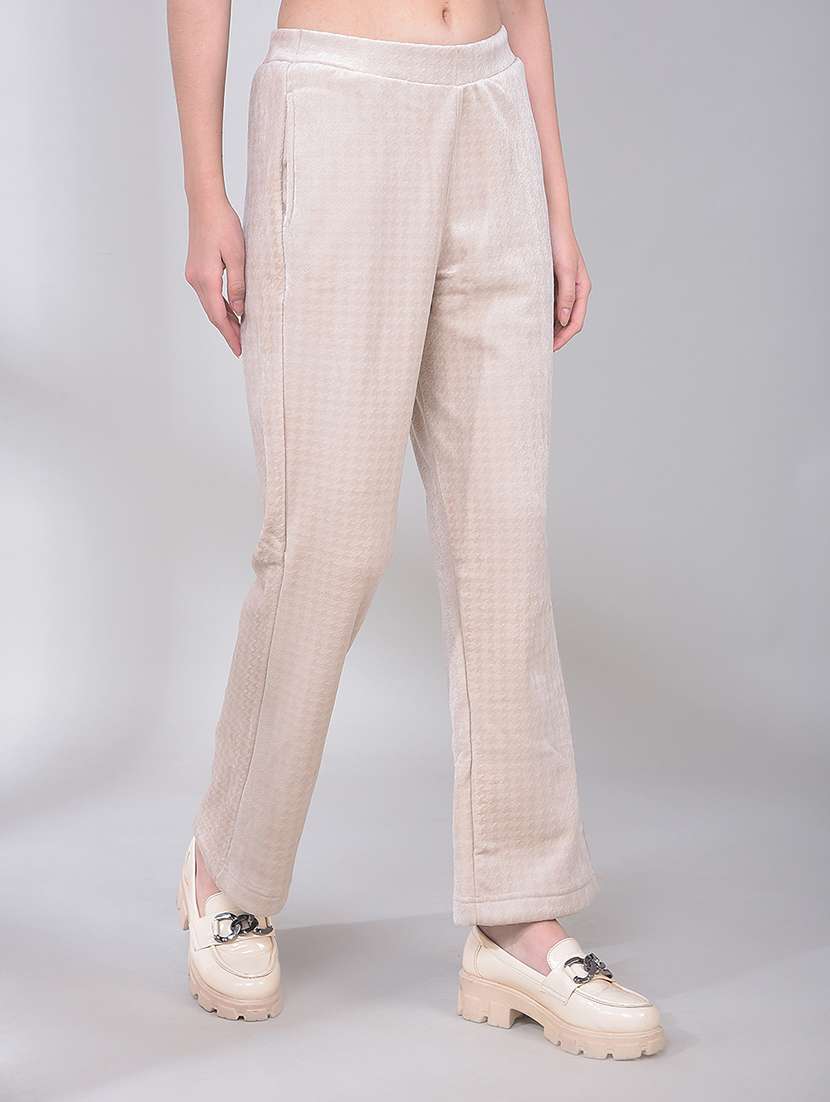 womene self designed regular track pant