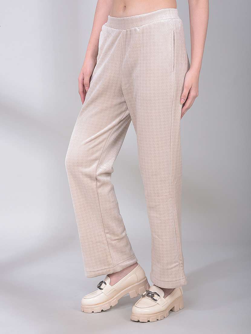 womene self designed regular track pant - 22323230 -  Standard Image - 2