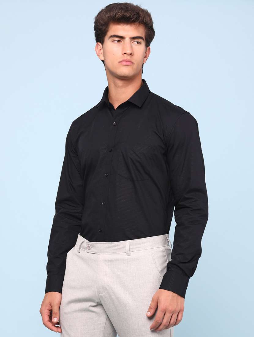 men self design long sleeves formal shirt - 22323355 -  Standard Image - 2