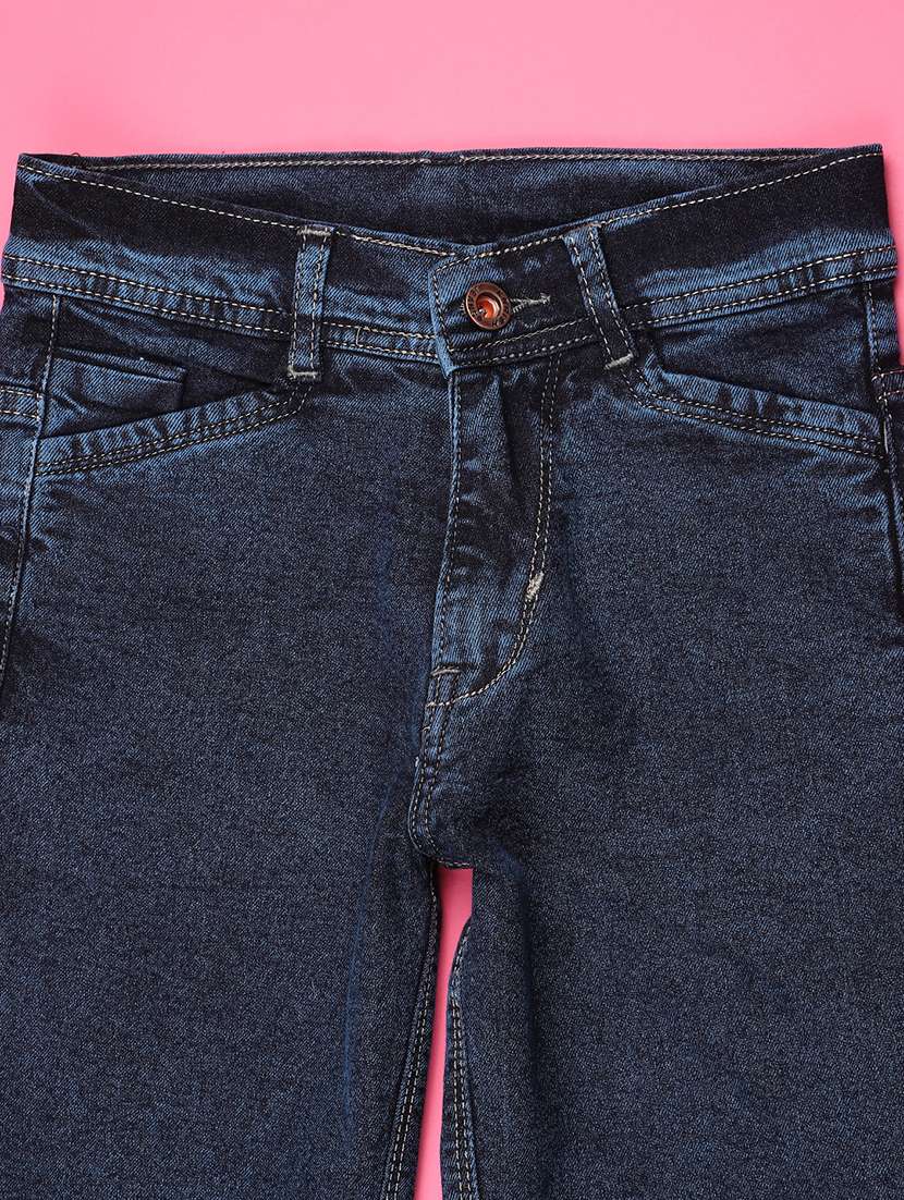 boys solid mid rise straight jean - 22323459 -  Standard Image - 2