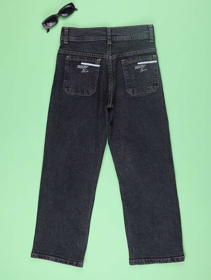 boys solid mid rise straight jean - 22323464 -  Standard Image - 2