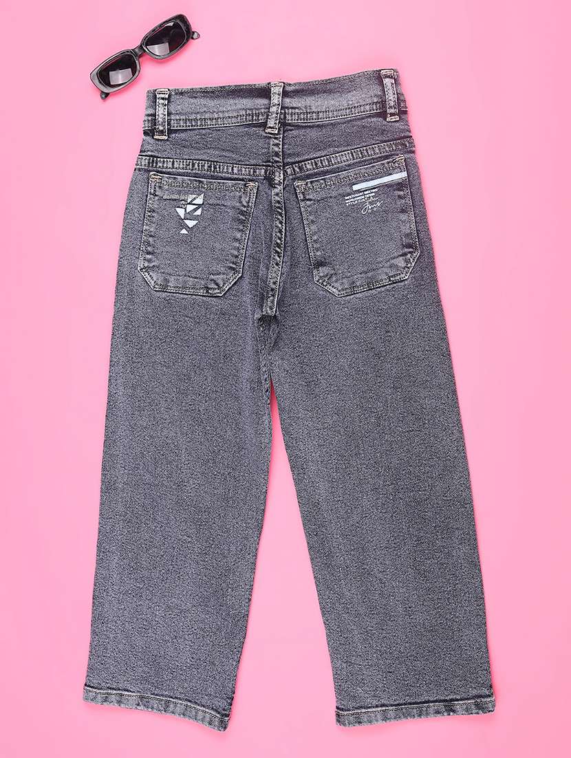 grey poly cotton plain jean - 22323540 -  Standard Image - 2